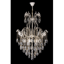 Lampa Kryształowa Biała